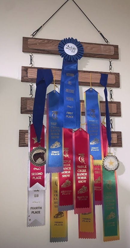 Hand Crafted Oak Ribbon Display Rack - Etsy