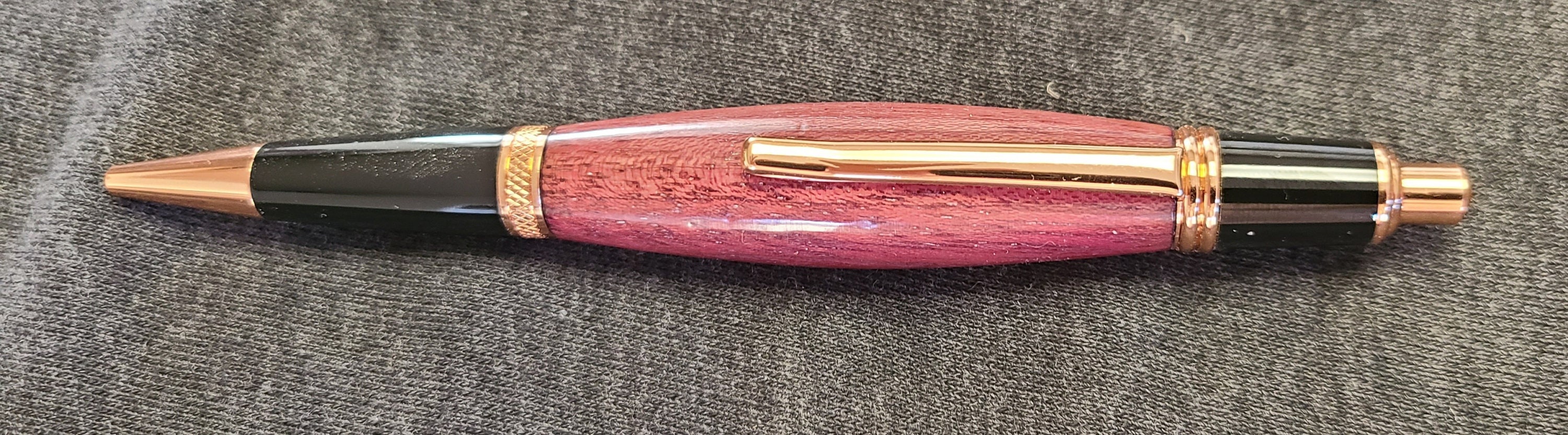 Hand Turned Wooden click Retractable Pen - Etsy
