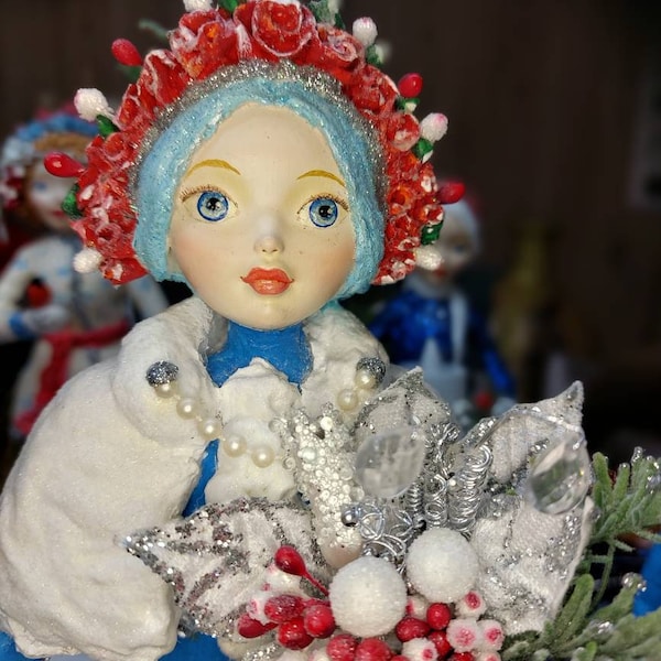 Snow Maiden Doll Etsy