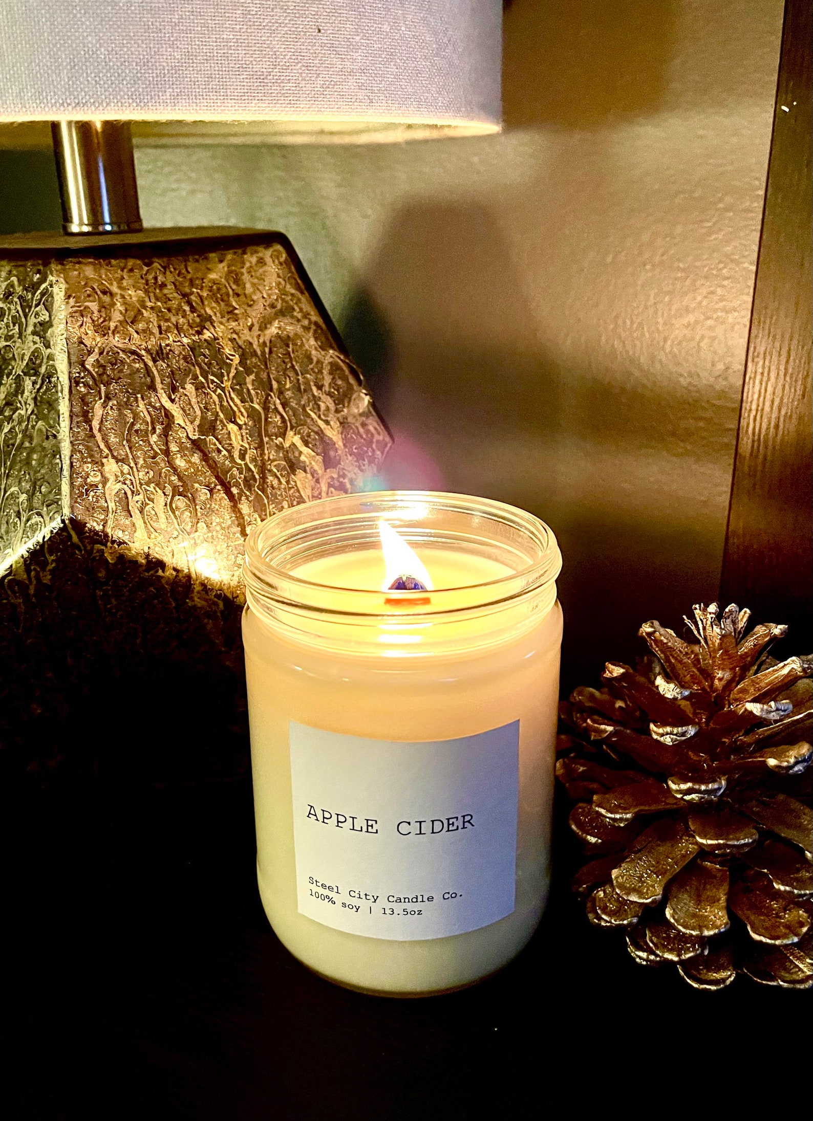 Large Scented Soy Candle 13.5oz Free Shipping Small Etsy