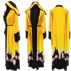 Luxury Women Satin Abaya Farasha Jalabiya Arab Long Dress