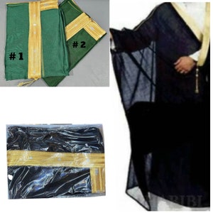 Arabische Bisjt Mantel Arabische Jurk Thobe Robe Islam Eid Jas Bruiloft