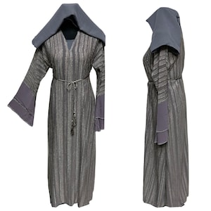 Classic Women&#39;s Abaya Farasha Jalabiya Arab Long Dress