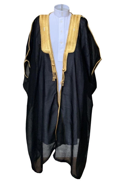 Kid's Arabian Bisht Cloak Arab Dress Thobe Islam Robe Eid Jacket ...