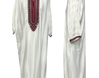 Original Moroccan Men Thobe Jubba Kandora Djellaba Gandouras