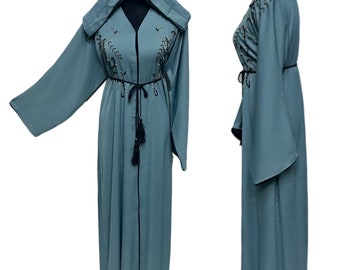 Latest Design Abaya Farasha Jalabiya Arab Long Dress