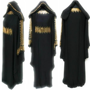 Luxury Black Women Batwing Abaya Jilbab