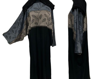 Classic Women's Stone Work Abaya Farasha jalabiya Long Dress