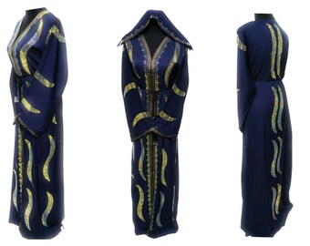 Latest Design Women Open Front Abaya Farasha Jalabiya
