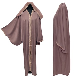 Luxury Women&#39;s Nida Abaya Jalabiya long Dress