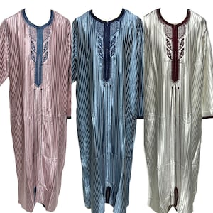 Moroccan style Thobe Jabador Djellaba Jubba Long dress