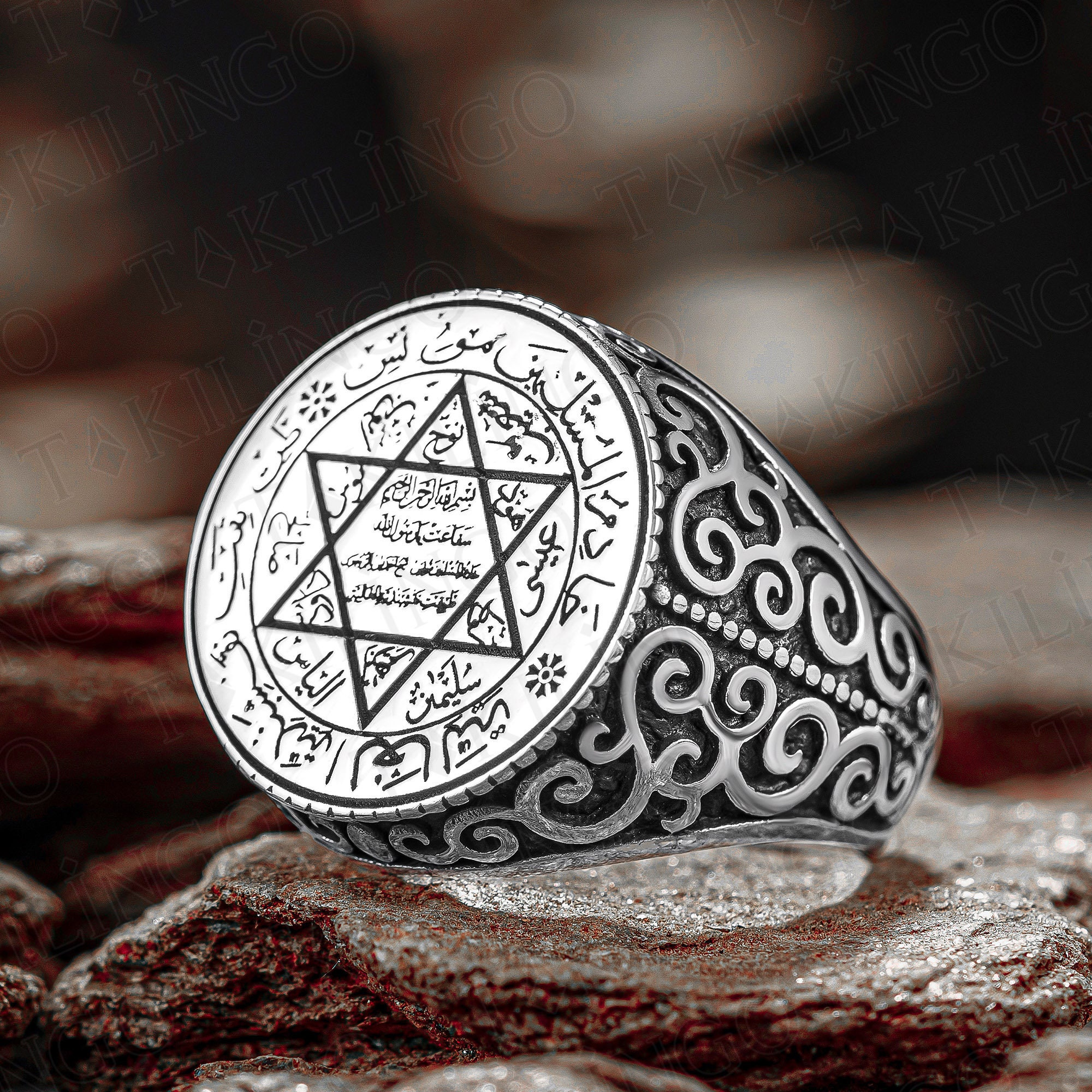 Seal of solomon ring sale