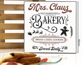 Weihnachts Bäckerei - Festliche Dekoration und Geschenkidee Mrs. Claus Bakery