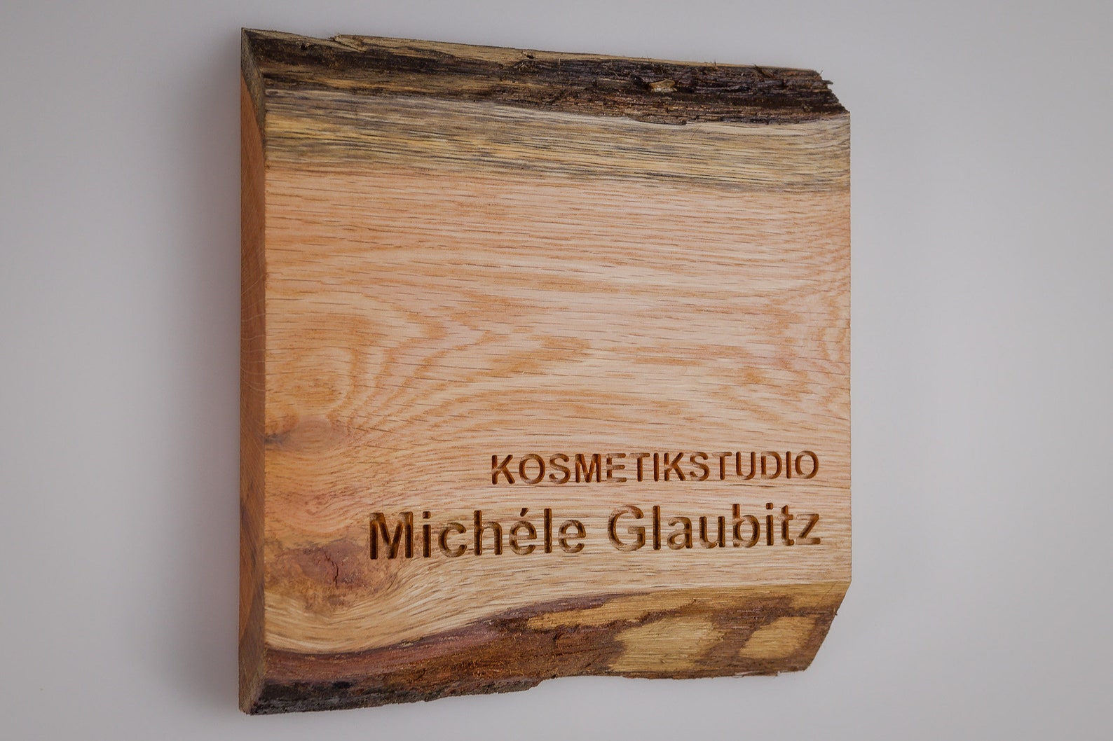 Namensschilder Holz Haustur