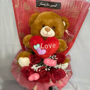 Valentines Teddybär Bouquet