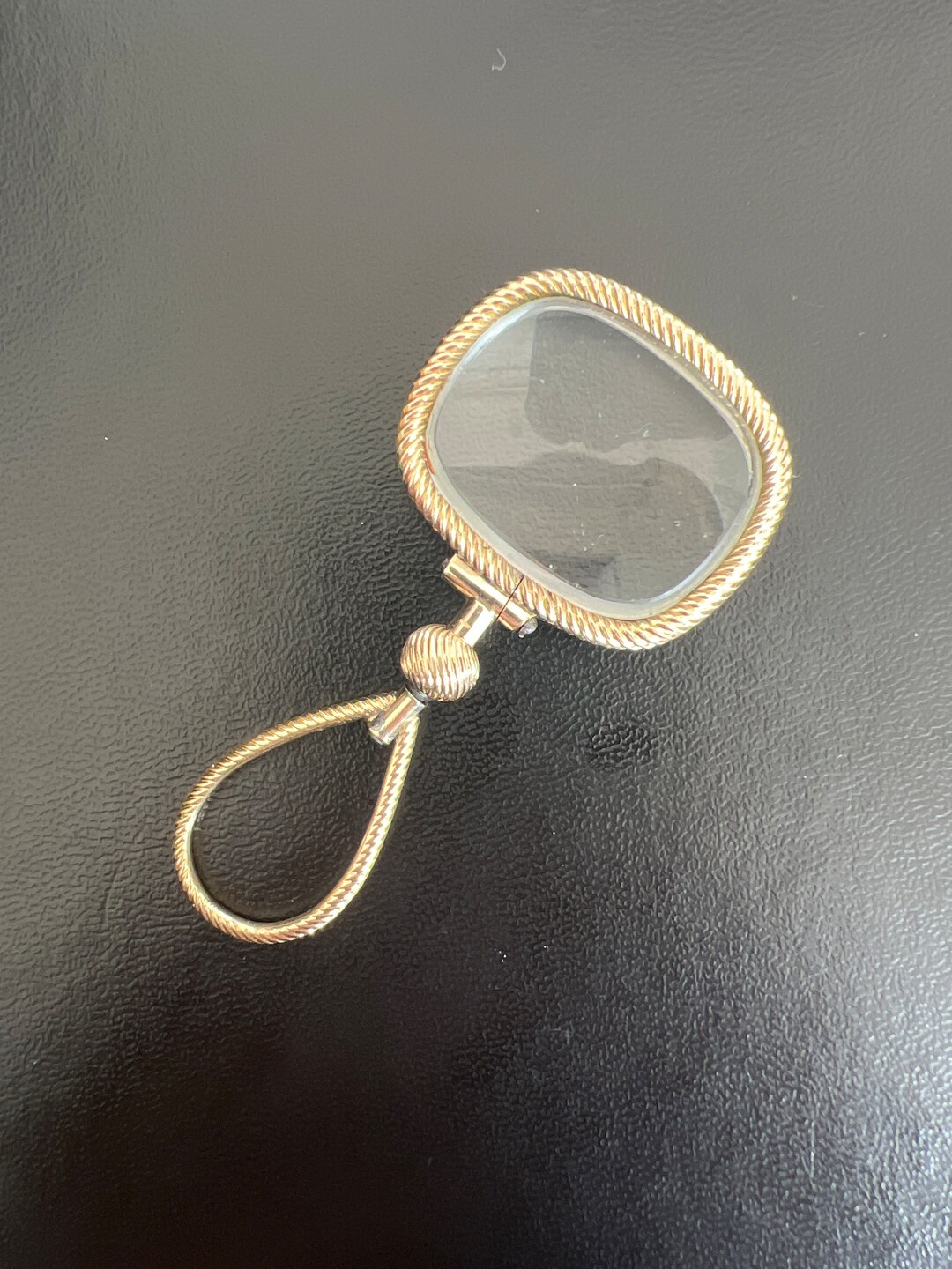Antique Gold Cased Quizzing Glass Magnifying Glass Magnifyer