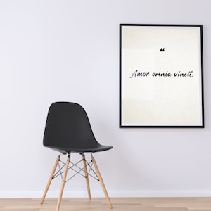 Latin Quote Wall Art | Printable Wall Art | Digital Prints Download | Quote Print