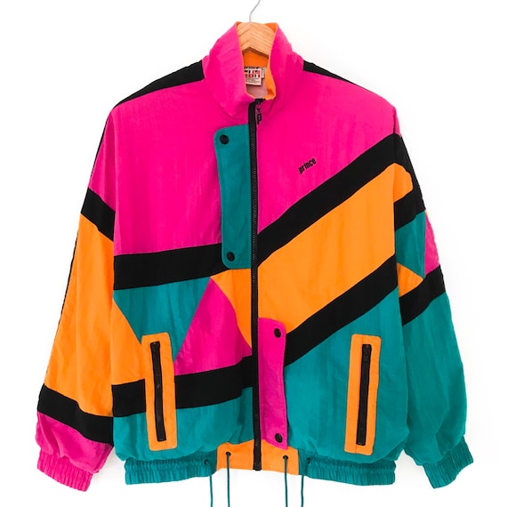 Vintage Prince colorblock windbreaker