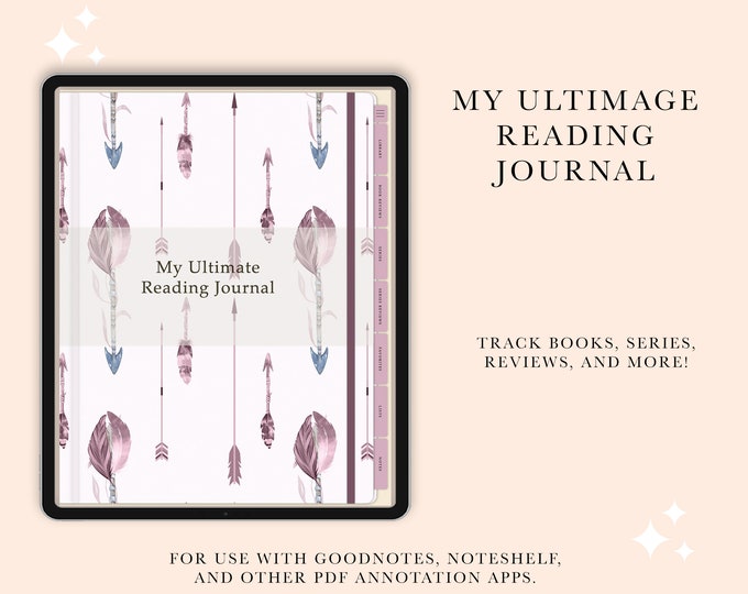 Digital Reading Journal | Reading Journal | Digital Book Tracker | Goodnotes Reading Journal