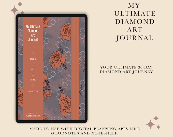 Digital Diamond Art Journal | Diamond Art Journal | Digital Diamond Art Log | Diamond Art Log