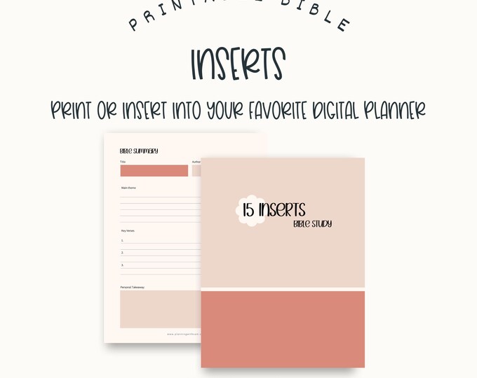 Printable Bible Study Pack | 3 - in - 1 Bible Study Pack