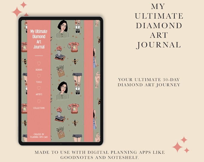 Digital Diamond Art Journal | Diamond Art Journal | Digital Diamond Art Log | Diamond Art Log