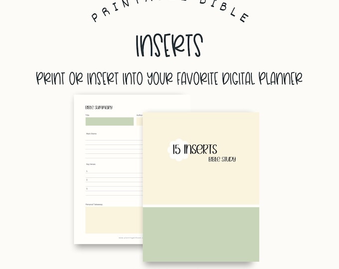 Printable Bible Study Pack | 3 - in - 1 Bible Study Pack