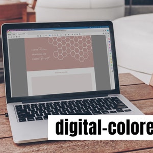 DIGITAL, Gratitude, Self-Care Daily Journal COLORED