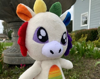 Bradley, the Rainbow Pride Dragon