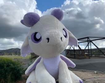 Keiko Air Dragon Plushie: Handmade Fantasy Stuffed Animal Toy
