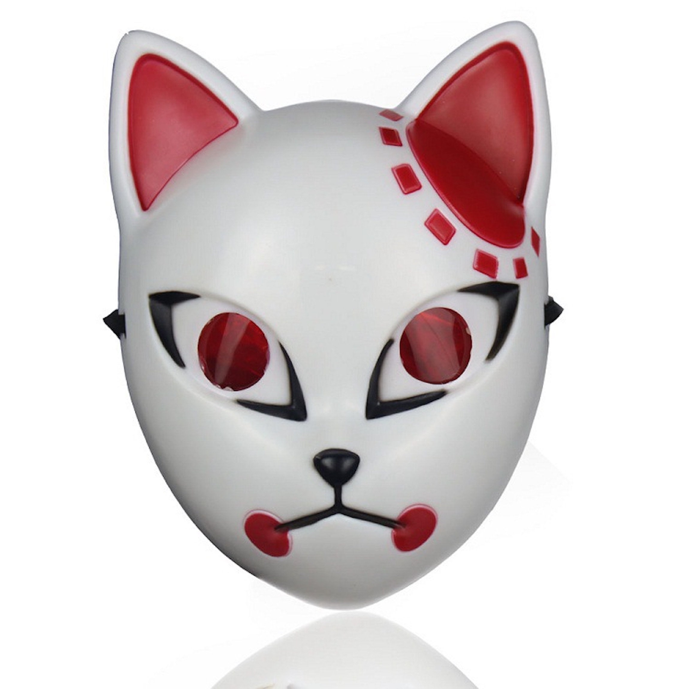 LED Lighted Cat Face Mask /anime Cosplay Kitsune Mask/el Etsy UK