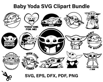 Star Wars Yoda Svg Etsy