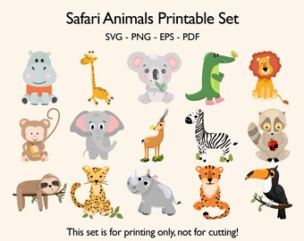 Download Baby Safari Svg Etsy