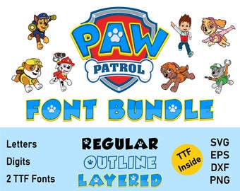 Download Paw Patrol Birthday Svg Etsy