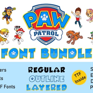 Download Paw Patrol Birthday Svg Etsy