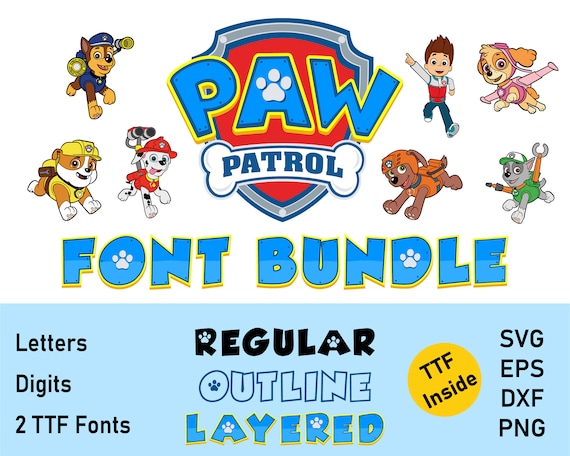 Free Free Paw Patrol Svg Etsy 245 SVG PNG EPS DXF File