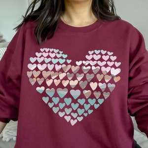 Mountain Heart Sweatshirt, Adventure Sweatshirt, Camping Sweater, Nature Lover, Hiker Sweatshirt, Camping Gift, Valentines Gift, Vacation