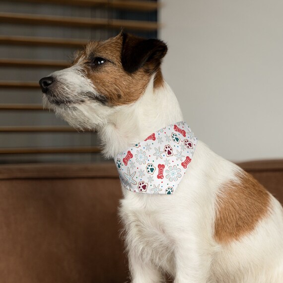 Weihnachts-Hundehalsband, Weihnachtshalsband, Weihnachtshundehalsband,  Bandana, ber das Halsband, Slip on Bandana - Etsy.de
