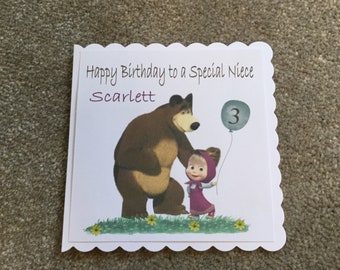 Masha Bear Candy Etsy