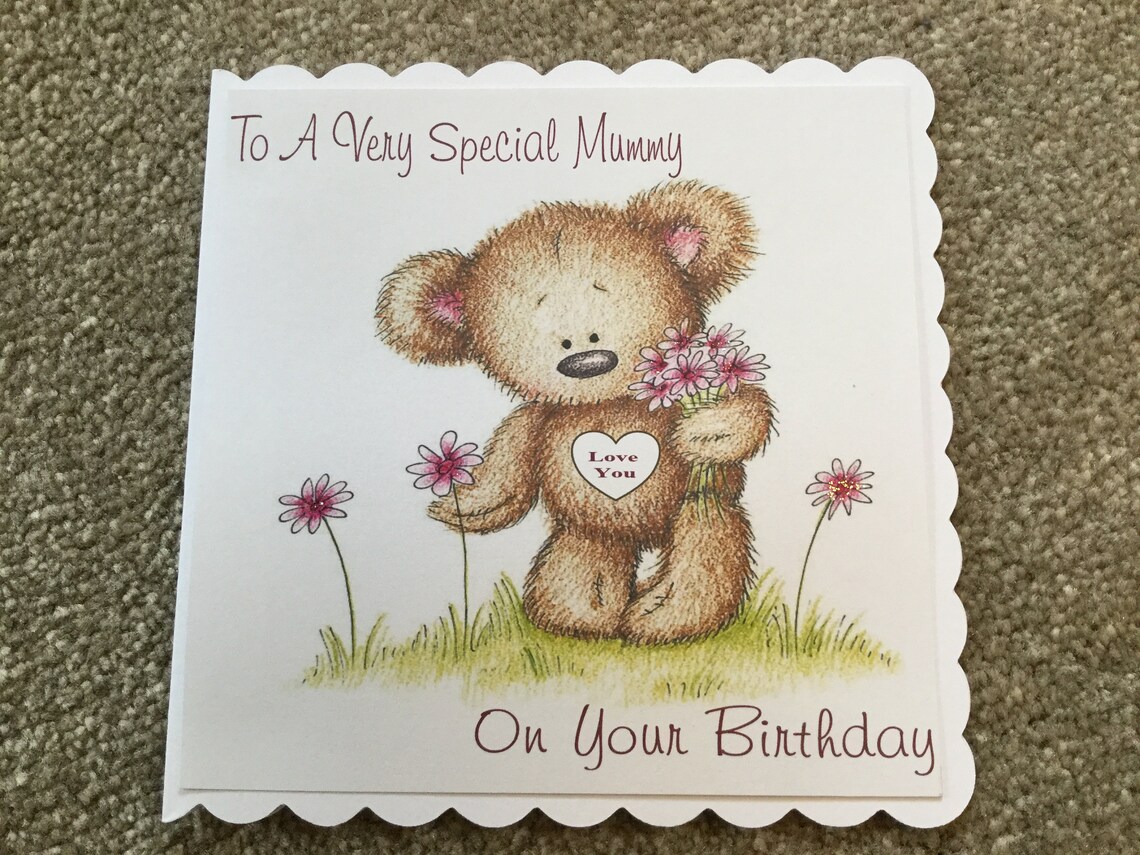 Handmade Birthday Card For Mummy Etsy