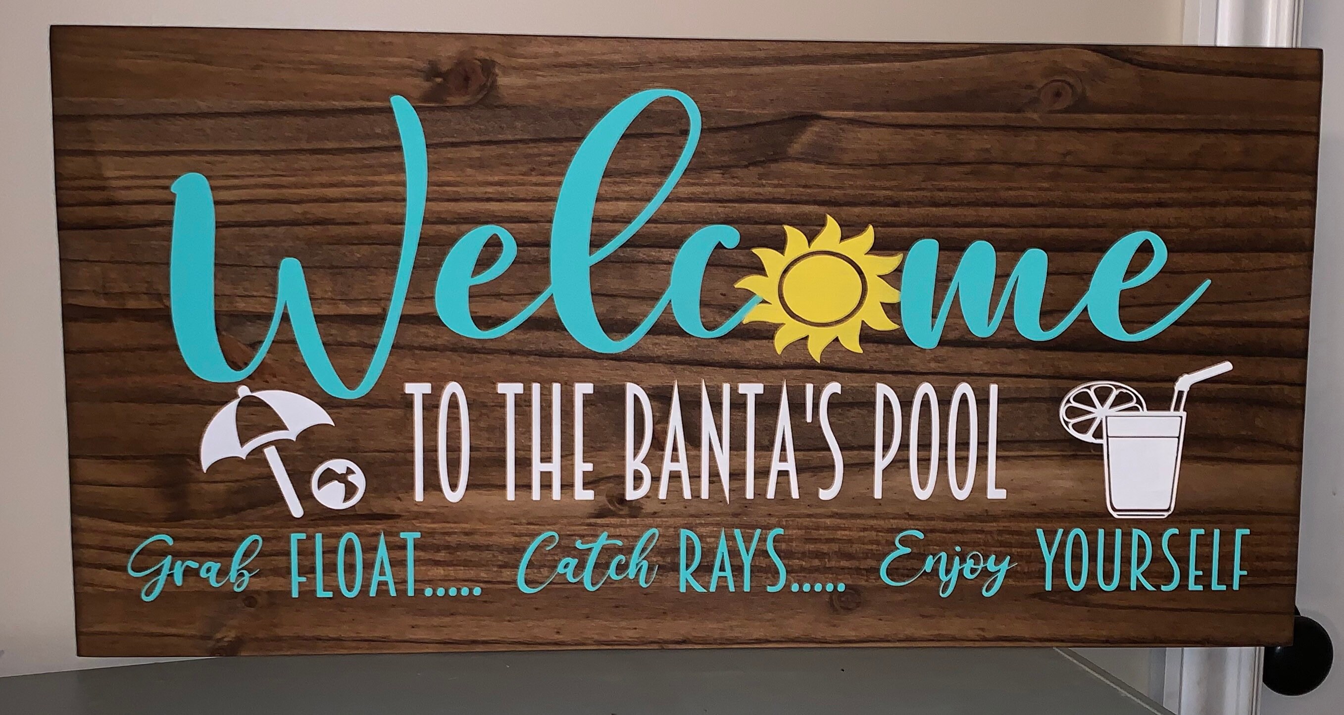 to the Pool Custom Sign/ Pool Sign/ Outdoor/ Etsy Canada