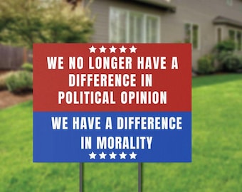Democracy Matters, Vote yard sign, Political yard sign, Human Rights Sign, Social Justice, Democratic yard sign, Democracy Yard Sign