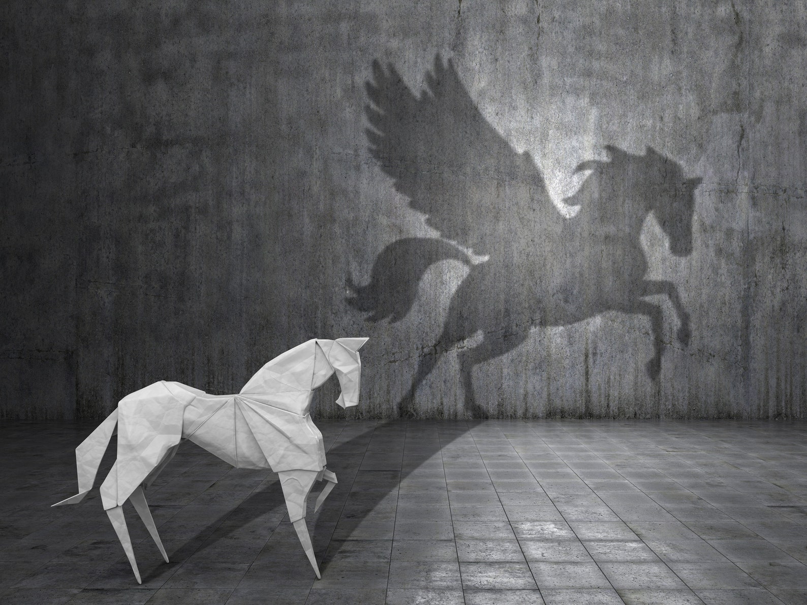 Horse Wall Art Canvas Pegasus Wall Art Animals Canvas Print Etsy