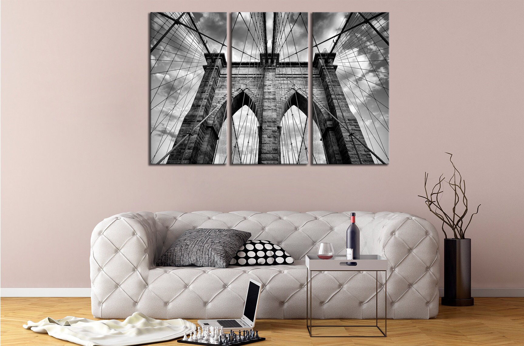 Brooklyn Bridge Wall Art New York Canvas Print NYC Poster Etsy