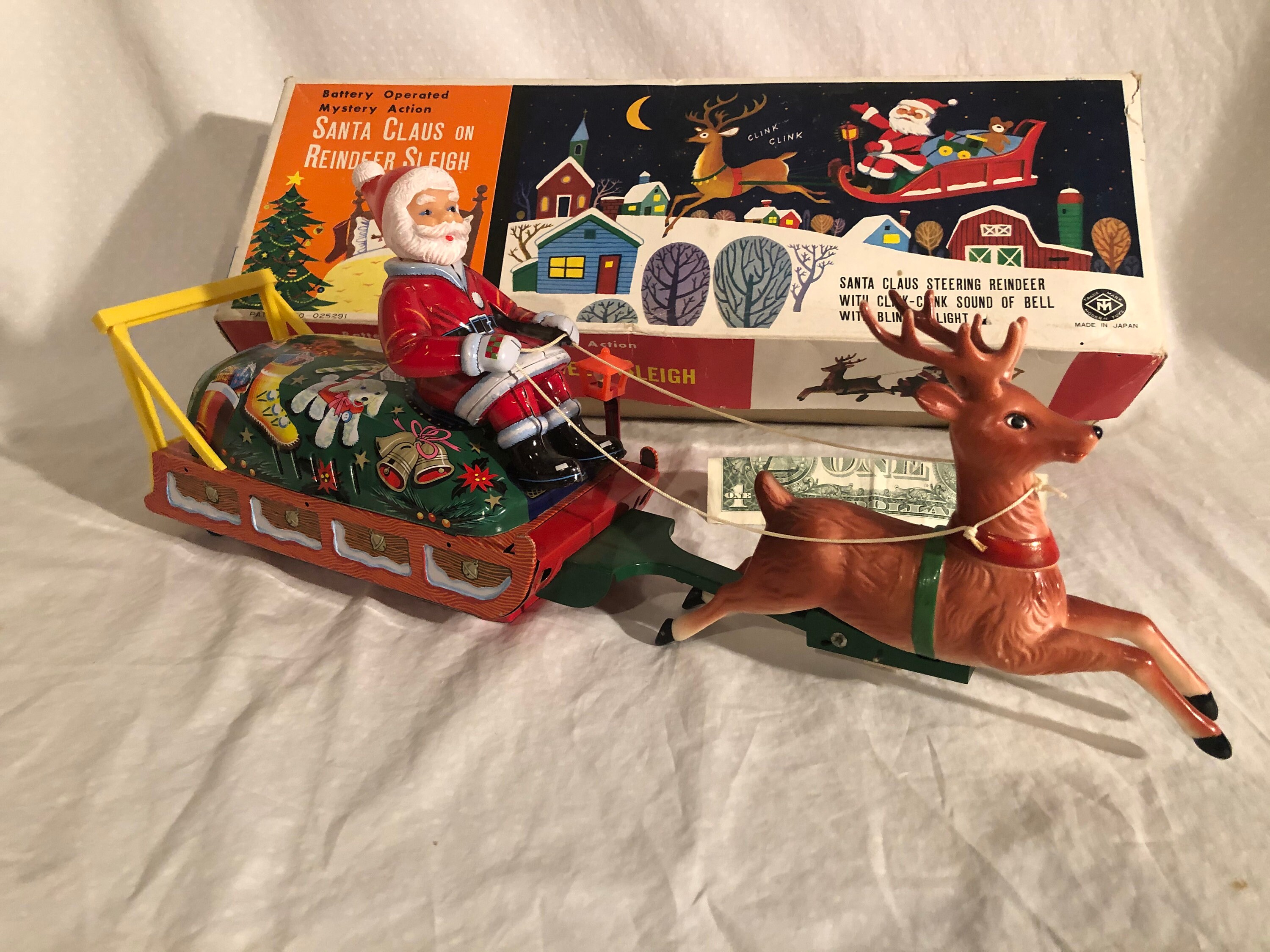 Moderne Spielzeug Weihnachten Weihnachtsmann und Reindeer Etsy