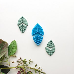 Leaf Me Alone Set | Floral Clay Cutter