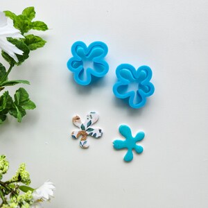 Groovy Flower Set | Floral Polymer Clay Cutter