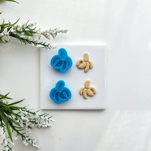 Banana Peel Set | Fruit Polymer Clay Cutter