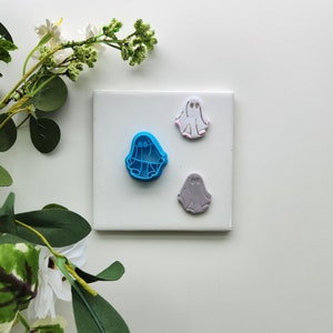 Wavy Ghost | Fall Polymer Clay Cutter