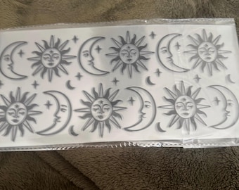 Sun & Moon UV DTF double sided 16 oz Cup Wrap